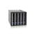 IcyDock FatCage MB155SP-B 5 Bay EZ-Tray 3.5" SATA Hard Drive Hot-Swap Backplane Cage in 3x External 5.25" Bay