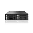 IcyDock ToughArmor MB996SK-6SB Rugged 6 x 2.5" SAS/SATA HDD/SSD Mobile Rack Enclosure for 5.25" Bay (With Keylock)