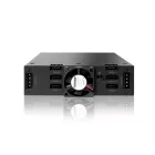 IcyDock ToughArmor MB996SK-6SB Rugged 6 x 2.5" SAS/SATA HDD/SSD Mobile Rack Enclosure for 5.25" Bay (With Keylock)