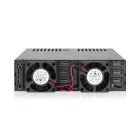 IcyDock ExpressCage MB326SP-B 6 Bay 2.5” SATA HDD / SSD Hot Swap Cage for External 5.25” Bay - Comparable to Tray-Less Design