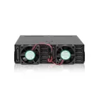 IcyDock ToughArmor MB998SP-B Rugged Full Metal 8 Bay 2.5" SATA HDD & SSD (7mm) Backplane Cage for External 5.25" Bay