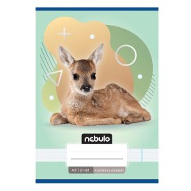   Füzet vonalas NEBULO A/5 32 lapos 21-32 4-8.osztályos Állatok 16 darabos