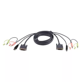 ATEN USB DVI-D Single Link KVM Cable 1,8m Black