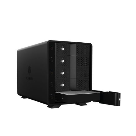 Raidsonic IcyBox IB-3805-C31 SINGLE enclosure for 5x HDD with USB 3.1 (Gen 2) Type-C and Type-A interface and fan