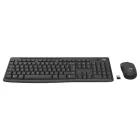 Logitech MK370 Wireless billentyűzet + optikai egér Black HU
