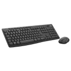 Logitech MK370 Wireless billentyűzet + optikai egér Black HU