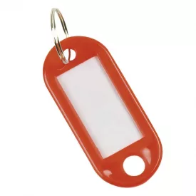 Kulcsjelölő biléta 10 darabos piros