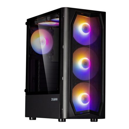 Zalman N4 Rev.1 RGB Tempered Glass Black