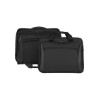 Wenger Potomac 2-Piece Business Set with Comp-U-Roller 17" Black