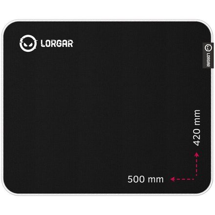 LORGAR Legacer 755 Gaming Egérpad Black