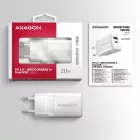 AXAGON ACU-PQ20W ACU-PQ20 PD3.0 & QC4+ Dual Outputs Wall Charger 20W White