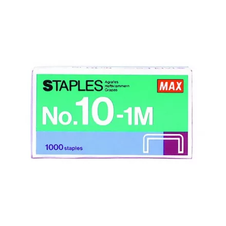 Tűzőkapocs MAX No.10 1000 darabos