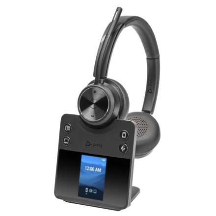 Poly Plantronics Savi 7420 Office USB-A/USB-C DECT Wireless Headset Black