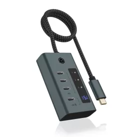   Raidsonic IcyBox IB-HUB1454-C31 4-Port hub with USB 3.2 Gen 2 Type-C interface