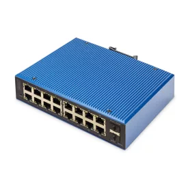   Digitus Industrial 16+2-Port L2 managed Gigabit Ethernet PoE Switch