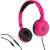 MUSICSOUND Over Ear Basic Wired Headset Pink