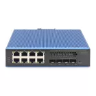 Digitus Industrial 8 + 4 10G Uplink Port L3 managed Gigabit Ethernet PoE Switch