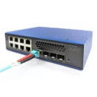 Digitus Industrial 8 + 4 10G Uplink Port L3 managed Gigabit Ethernet PoE Switch