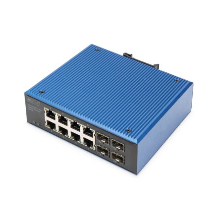 Digitus Industrial 8 + 4-Port Gigabit Ethernet Switch