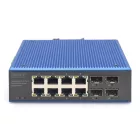 Digitus Industrial 8+4 -Port Gigabit Ethernet PoE Switch