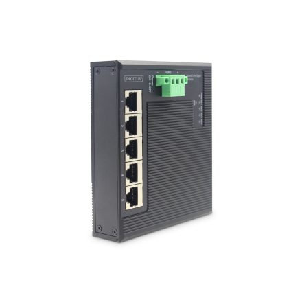 Digitus 5 Port Gigabit Ethernet Network Switch Switch Flat Industrial Unmanaged 