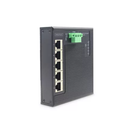 Digitus 5 Port Gigabit Ethernet Network Switch Switch Flat Industrial Unmanaged