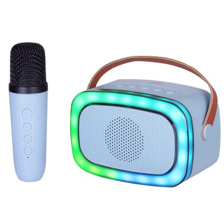 Trevi XR8A01 Mini Bluetooth Karaoke Party Speaker for Kids Blue