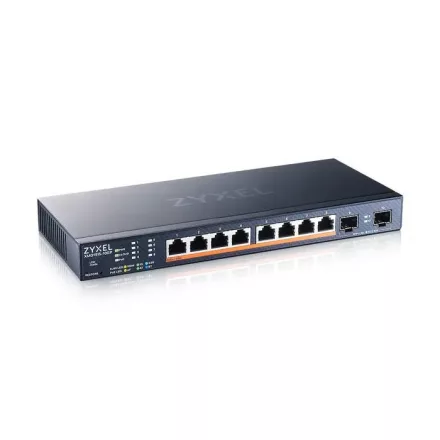 ZyXEL XMG1915-10EP 8-Port Multi-Gig 2.5G Cloud/Smart Managed PoE++ Switch @130W | with 8 x PoE++(60W)| 2 x 10G SFP+ |desktop or wall mount
