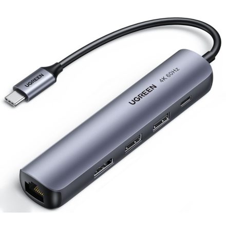 UGREEN 6-in-1 USB-C Hub Grey