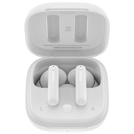 Boompods Bassline Hush Bluetooth Headset White