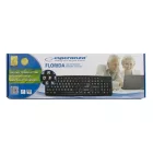 Esperanza Florida USB Keyboard Black UK