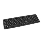 Esperanza Titanium TK102 PS/2 Keyboard Black UK