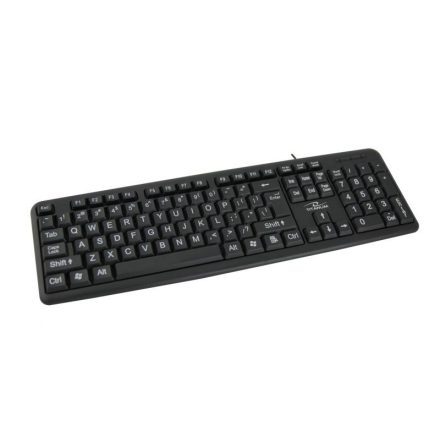 Esperanza Titanium TK102 PS/2 Keyboard Black UK