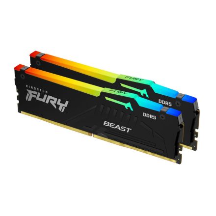 Kingston 32GB DDR5 6000MHz Kit(2x16GB) Fury Beast RGB XMP Black