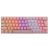 White Shark Wakizashi Blue Switches Gaming Keyboard Pink US