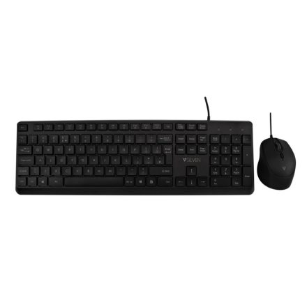 V7 CKU350 USB Keyboard and Mouse Combo Black UK