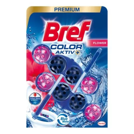 Toalett illatosító golyó BREF Color Aktiv Flowers 2x50 g