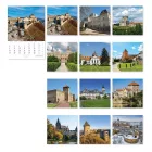 Falinaptár LIZZYCALENDAR B/4 álló spirálozott Magyar várak és kastélyok 2027