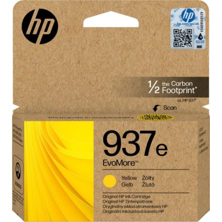 HP 937e Yellow tintapatron 