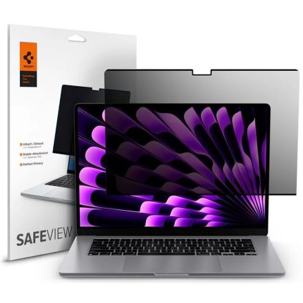 Spigen SafeView Privacy Filter MacBook Air 15" M2 2023 1 Pack