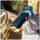 FIXED Zen 20 Pro powerbank LCD kijelzővel, 20,000 mAh, PD3.0, kimenetek:2x USB-C + 1x USB-A, szürke