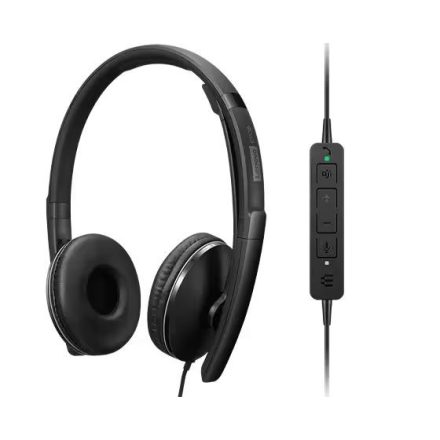 Lenovo Wired ANC Gen 2 Teams Headset Black