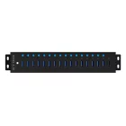 Raidsonic IcyBox IB-HUB1717-U3 17-portos USB3.2 HUB Black