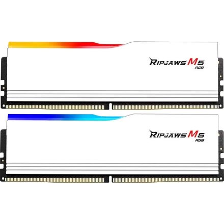 G.SKILL 32GB DDR5 5600MHz Kit(2x16GB) Ripjaws M5 RGB White