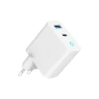 Gembird 2-Port 65W USB Fast Charger White