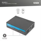 Digitus 5 port Gigabit Network Desktop Metall Housing Switch