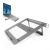 ACT AC8125 Laptop stand aluminium stepless height adjustable detachable USB-C docking station