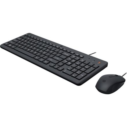 HP 150 Wired Mouse and Keyboard Black HU