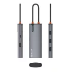 Tellur USB-C Hub PD 3.0 100W HDMI 3xUSB 3.0 Aluminiu Grey