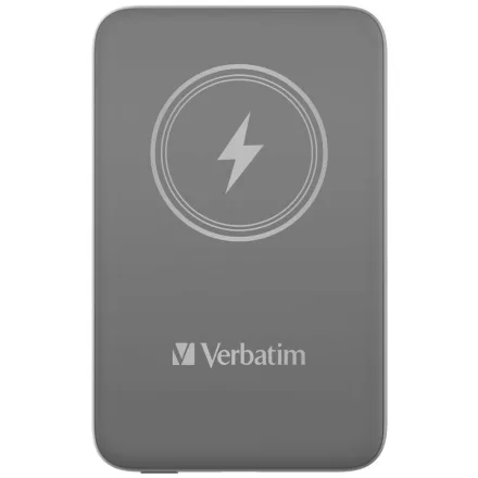 Verbatim Charge 'n' Go Magnetic Wireless 10000mAh PowerBank Grey